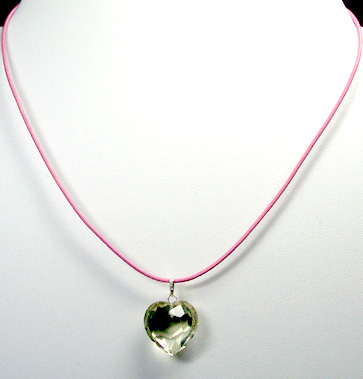 C0047A - Quartz Heart - 16-18" adjustable C0047A - Quartz Heart - 16-18" adjustable